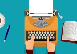 Type writer graphic