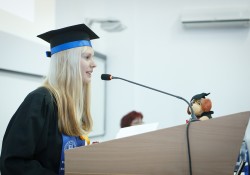 Lady giving speech