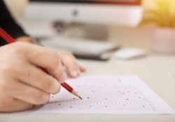 taking the exam